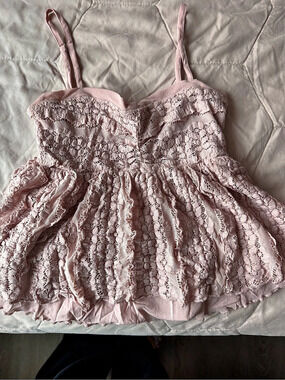 Pink Lace Camisole Like New